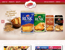 Tablet Screenshot of khalidfoods.com